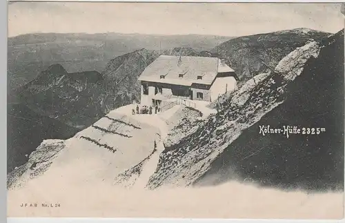 (75928) AK Kölner Hütte, Rifugio Fronza alle Coronelle, Welschnofen, bis 1905