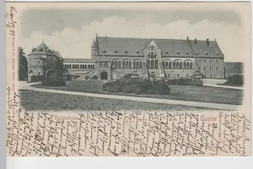 (75912) AK Goslar, Kaiserpfalz 1899