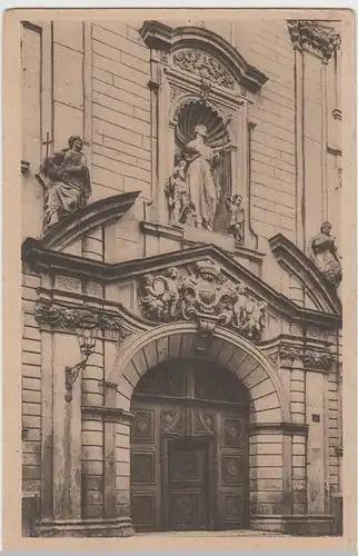 (75747) AK Würzburg, Portal zum guten Hirten, Domerschulstraße, vor 1945