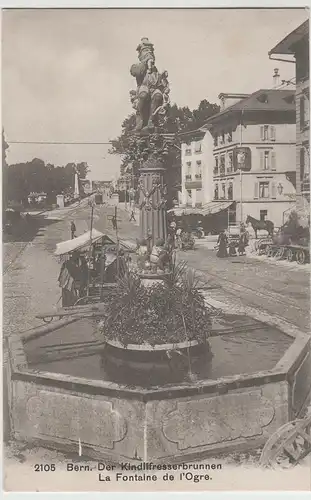 (75509) AK Bern, Kindlifresserbrunnen, vor 1945