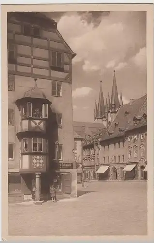 (75495) AK Eger, Cheb, Špalíček, Stöckl mit Erker, Kirche St. Nikolaus