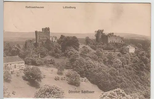 (75151) AK Ottrott, Burg Rathsamhausen, Lützelburg, 1913