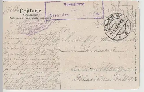 (75046) AK Gruss aus Hausen i.W., Gesamtansicht, 1904