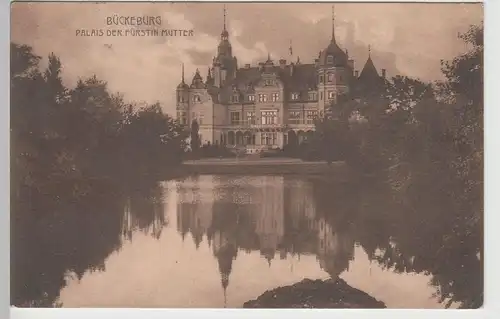 (74953) AK Bückeburg, Palais der Fürstin Mutter, 1908