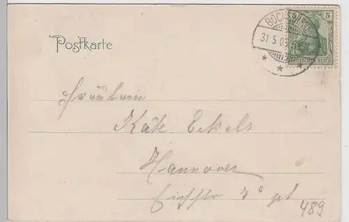 (74922) AK Bockswiese-Hahnenklee, Kuttelbacherteich, 1904