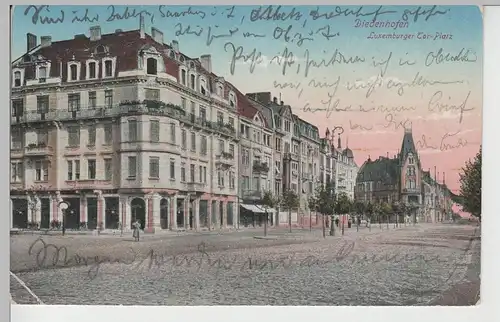 (74918) AK Diedenhofen, Thionville, Luxemburger Tor-Platz, 1914-18