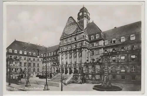 (74841) Foto AK Kassel, Neues Rathaus, 1934