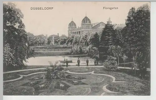 (74813) AK Düsseldorf, Floragarten, vor 1945