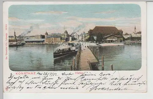 (74774) AK Konstanz, Hafen, 1902