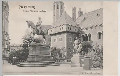 (74699) AK Braunschweig, Herzog Wilhelm Denkmal, bis 1905
