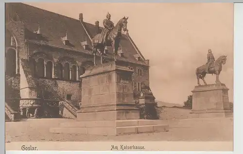 (74693) AK Goslar, Am Kaiserhause, vor 1920