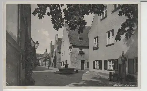 (74558) AK Augsburg, Fuggerei, 1941