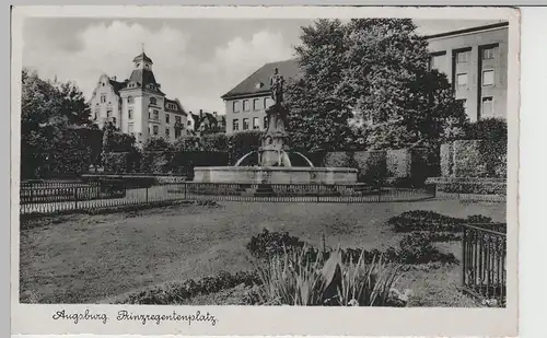 (74552) AK Augsburg, Prinzregentenplatz 1940er