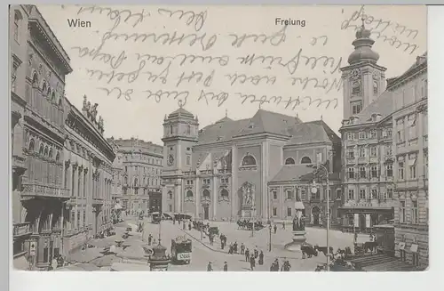 (74447) AK Wien, Freiung 1910