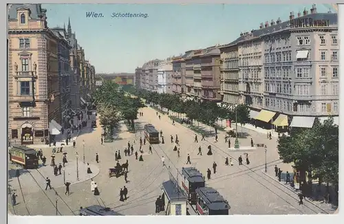 (74444) AK Wien, Schottenring, 1918