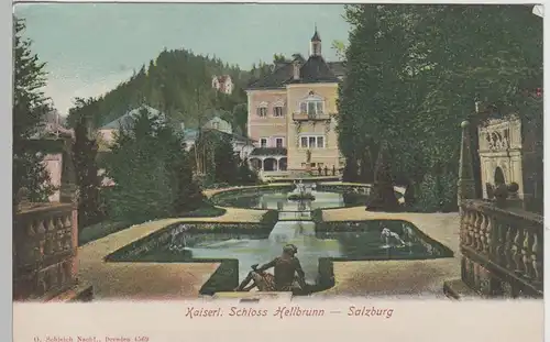 (74433) AK Salzburg, Kaiserliches Schloss Hellbrunn, bis 1905