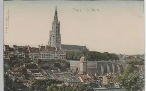 (74394) AK Bern, Gesamtansicht bis 1905