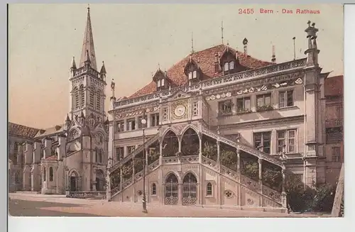 (74381) AK Bern, Rathaus, vor 1945
