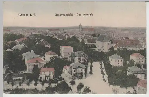(74318) AK Colmar, Gesamtansicht, 1908