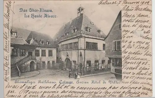 (74317) AK Colmar, Ehemaliges Rathaus, 1902