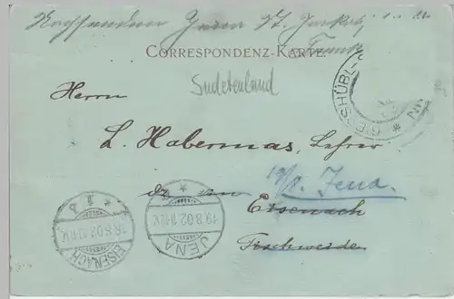 (74300) AK Gruss aus Karlsbad, Karlovy Vary, Kaiserbad, 1902