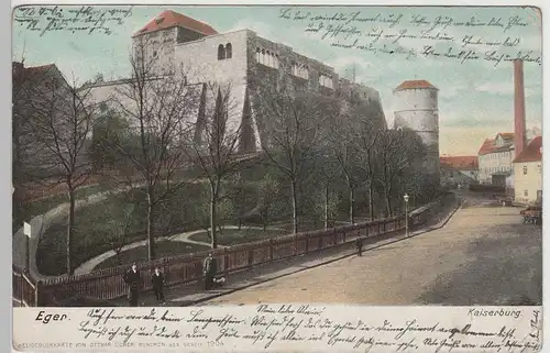 (74293) AK Eger, Cheb, Kaiserburg, 1906