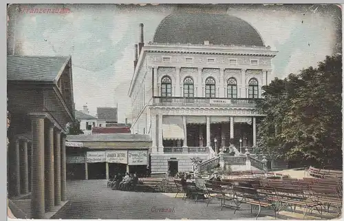 (74285) AK Franzensbad, Františkovy Lázně, Cursaal, 1906