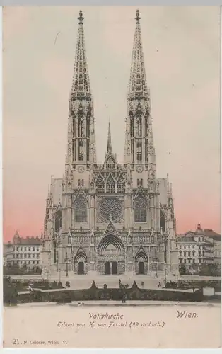 (72989) AK Wien, Votivkirche, bis um 1905