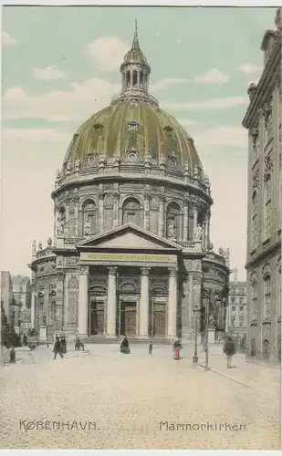 (72984) AK Kopenhagen, København, Marmorkirche, Frederiks Kirken