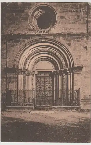 (72782) AK Helmstedt, Portal der Klosterkirche 1919