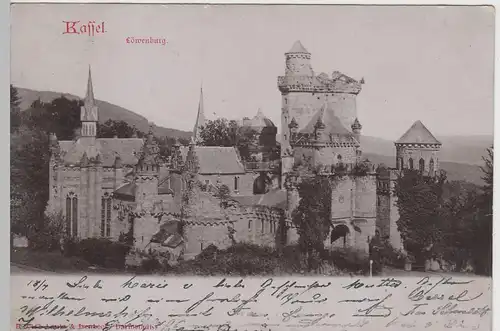 (72623) AK Kassel, Löwenburg, 1901