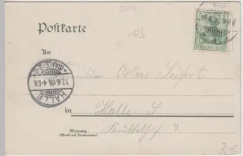 (72587) AK Friedrichroda, Gesamtansicht 1905