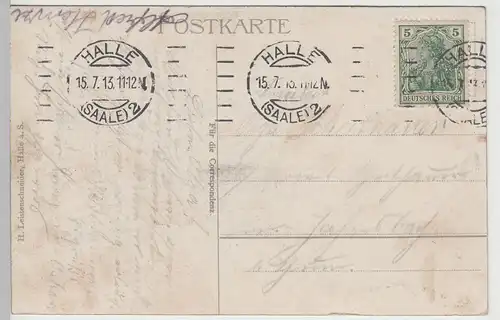 (72572) AK Halle a.d. Saale, Moritzburg mit Anlagen, 1913