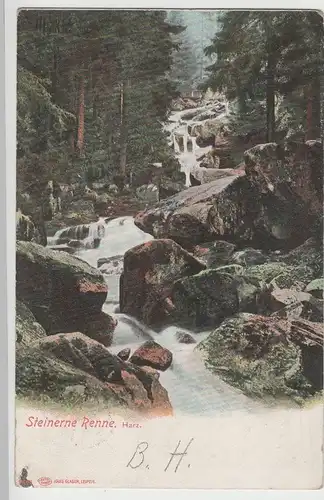 (72506) AK Steinerne Renne im Harz, bis 1905