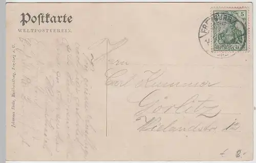 (72503) AK Freyburg, Unstrut, Sektkellerei, um 1907