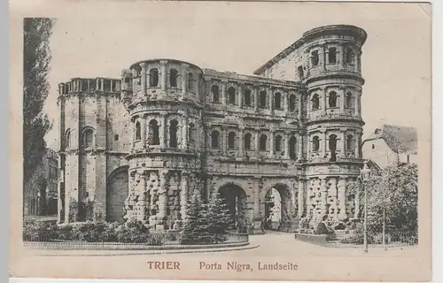 (71964) AK Trier, Porta Nigra Landseite, Feldpost 1917