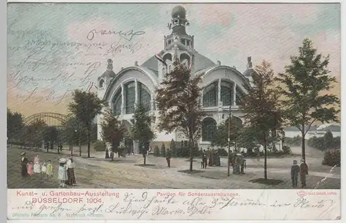 (71955) AK Düsseldorf, Kunst- u. Gartenbau-Ausstellung 1904