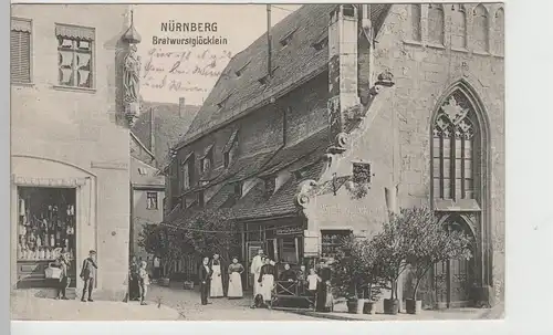 (71814) AK Nürnberg, Bratwurstglöcklein, 1910