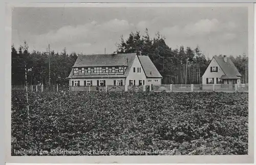 (71800) AK Nürnberg Lichtenhof, Landheim des Kinderheims und Kindergarten, 1942