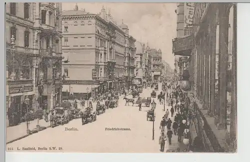 (71524) AK Berlin, Friedrichstraße, bis 1905