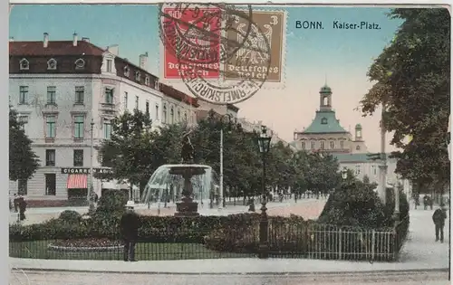 (71462) AK Bonn, Kaiser-Platz, aus Leporello 1925