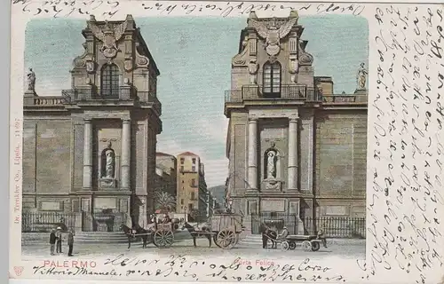 (71394) AK Palermo, Porta Felice, 1903