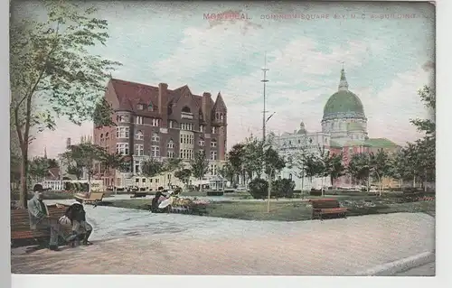 (71387) AK Montreal, Dominion Square and Y.M.C.A. building, vor 1945