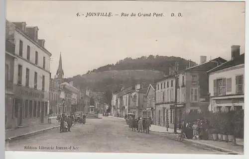 (71322) AK Joinville, Rue du Grand Pont, vor 1920
