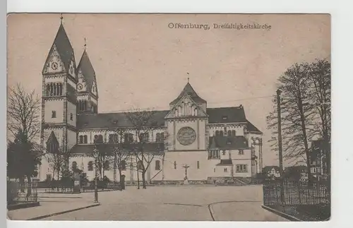 (71166) AK Offenburg, Dreifaltigkeitskirche, 1909