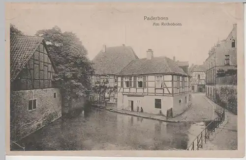 (71146) AK Paderborn, Am Rothoborn, vor 1945