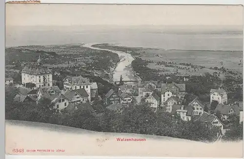 (71129) AK Walzenhausen, Gesamtansicht, 1918