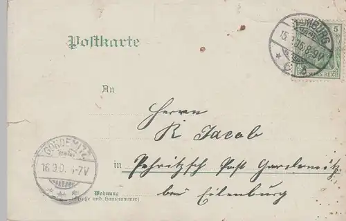 (71115) AK Altes Land, Gruss a.d. Altenlande, Kaffee-Ges., Bauernhaus 1905