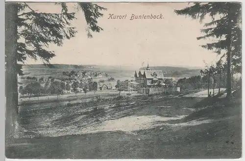 (71114) AK Buntenbock im Harz, Blick a. Meyer's Kurhaus, 1907