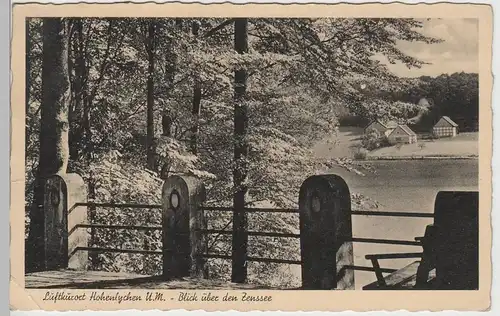 (71061) AK Hohenlychen, Blick über den Zenssee, 1938